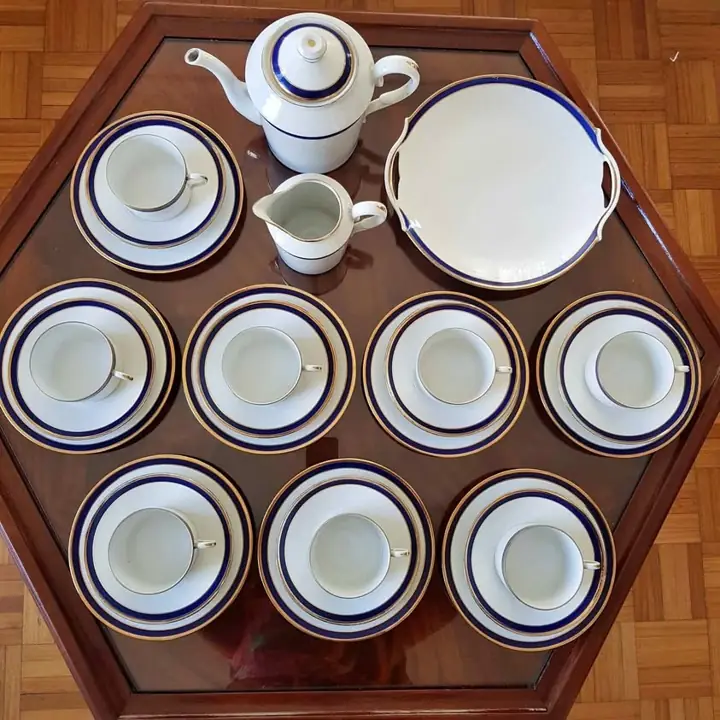 Juego de té y masas Union Ceramique Limoges. M04