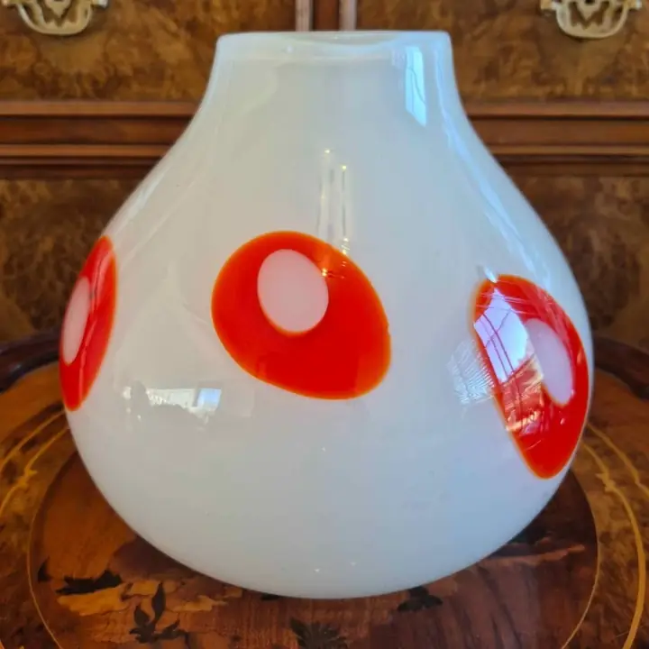 Jarrón de cristal de Murano. Cod. 1586