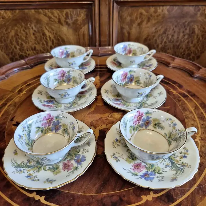 Juego de café "demitasse" o expreso Thomas Ivory Bavaria. Cod. 048