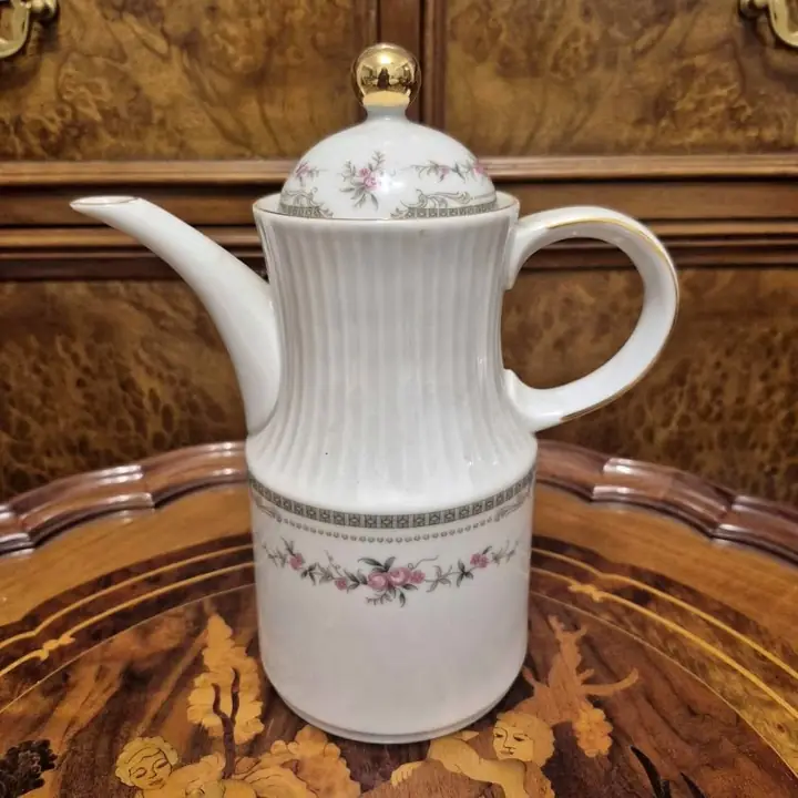 Cafetera Tsuji imperial florcitas. Cod. 1794