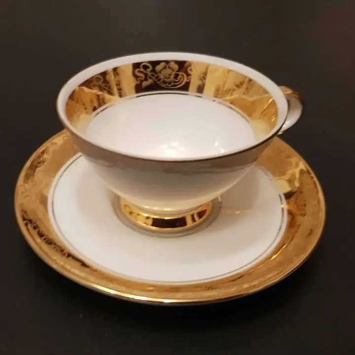 6 Duos de café porcelana Winterling de Bavaria. Cod.160