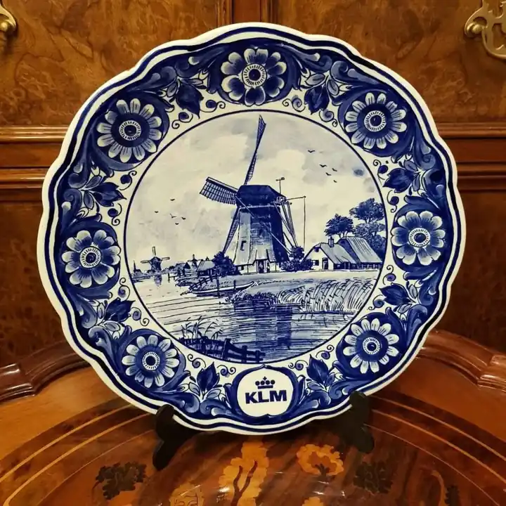 Plato decorativo Delfts KLM. Cod. 1017