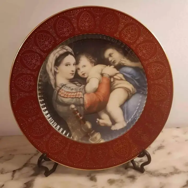 Plato decorativo "Madonna della seggiola. Cod. 497
