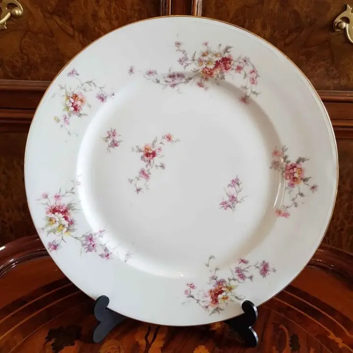 10 Platos playos flores Theodore Haviland. Cod. 773