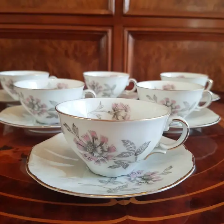 6 Duos de café Verbano Lago Maggiore. Cod. 916