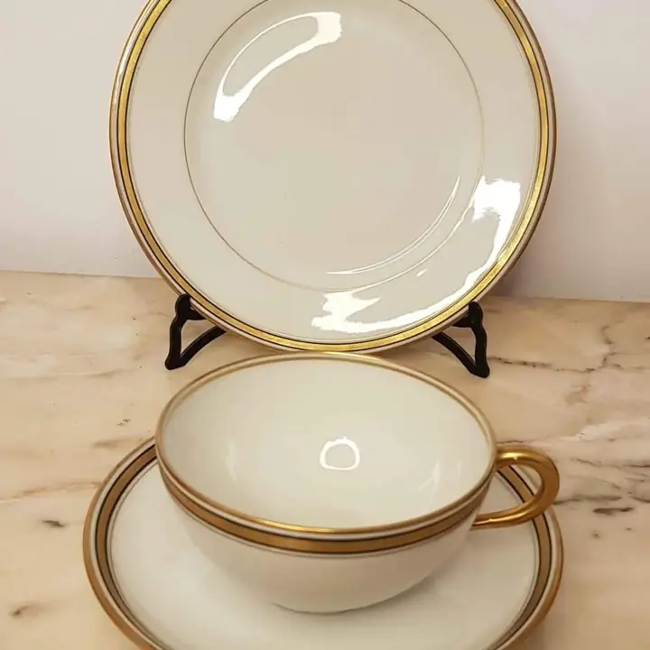 Exclusivos 6 trios de té Limoges. Cod. 304