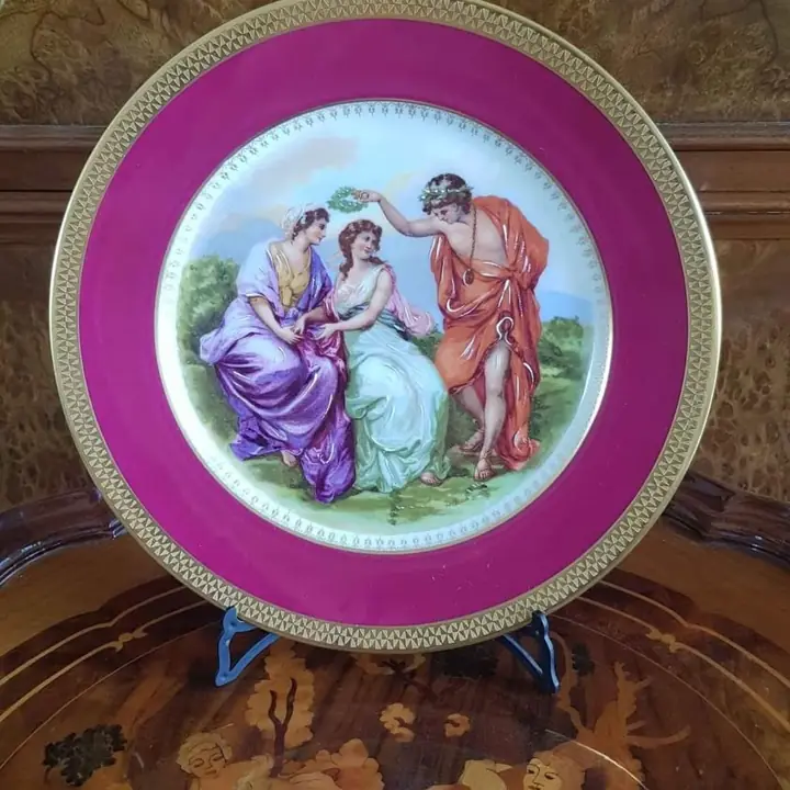 Antiguos platos de porcelana de decoración Haviland, Limoges. Cod. 251 y 252. el precio es x unidad