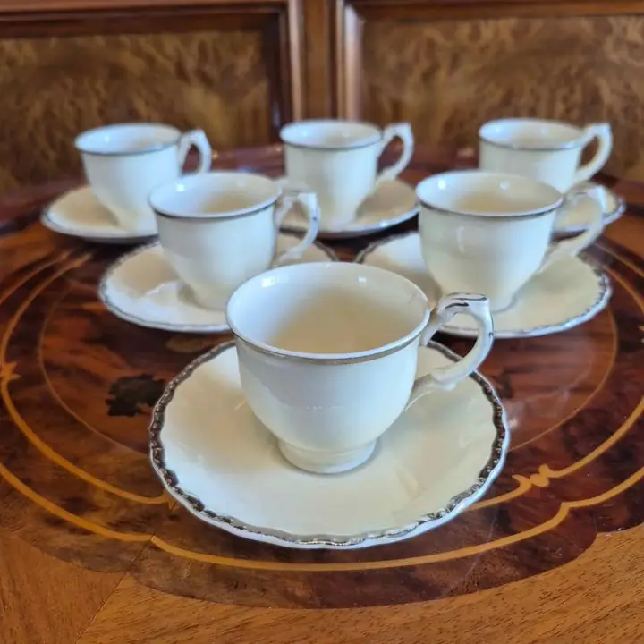 6 Duos de café Grindley England. Cod. 1255