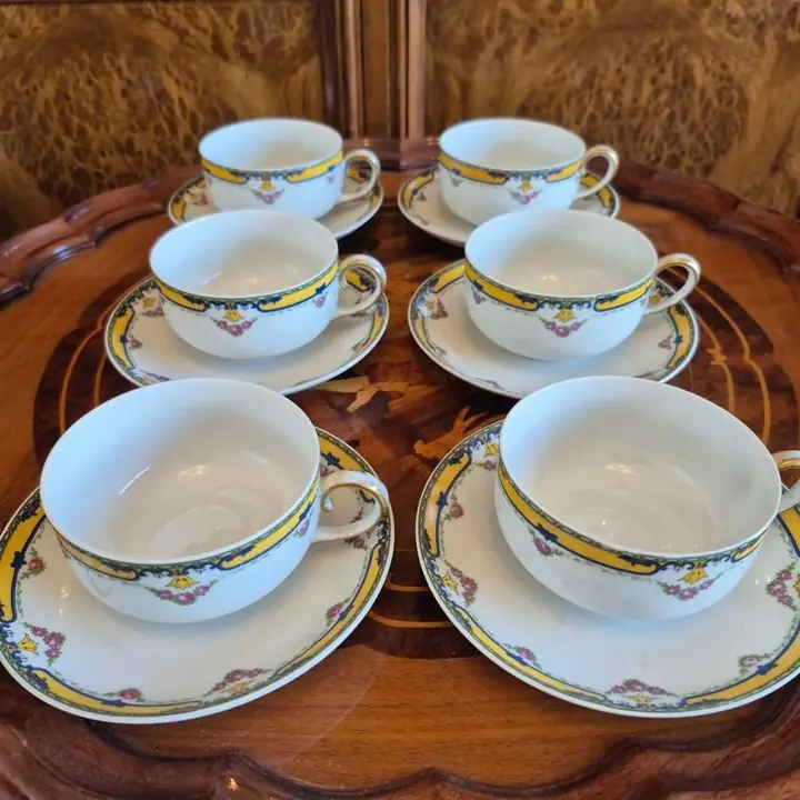 6 Duos de té Orfebreria Anezin. Cod. 1269