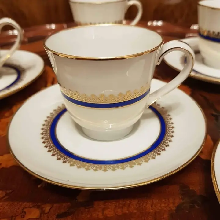 Juego de café CH Fiel Haviland Limoges. Cod. 195