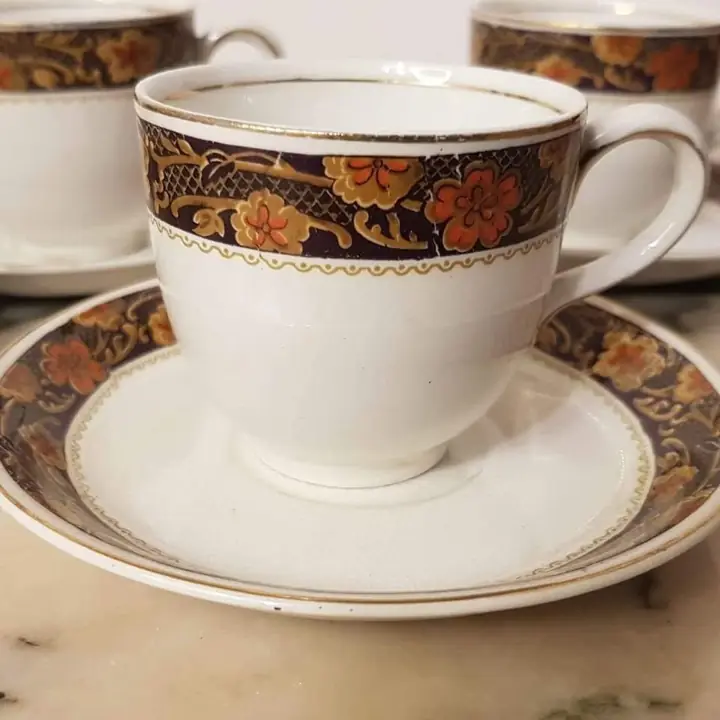 5 Duos de café Johnson Bros England. Cod. 112