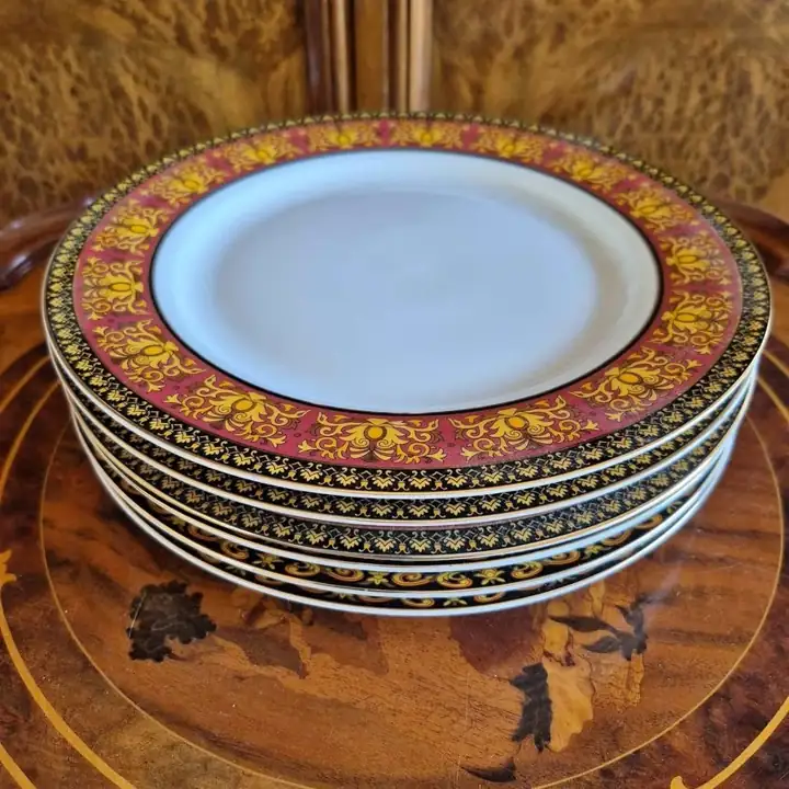 6 Platos playos Versace Rosenthal. Cod. 1494