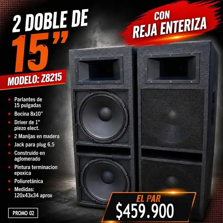 Columnas doble de 15'' z2815 ----- Entrega Inmediata Stock ¡