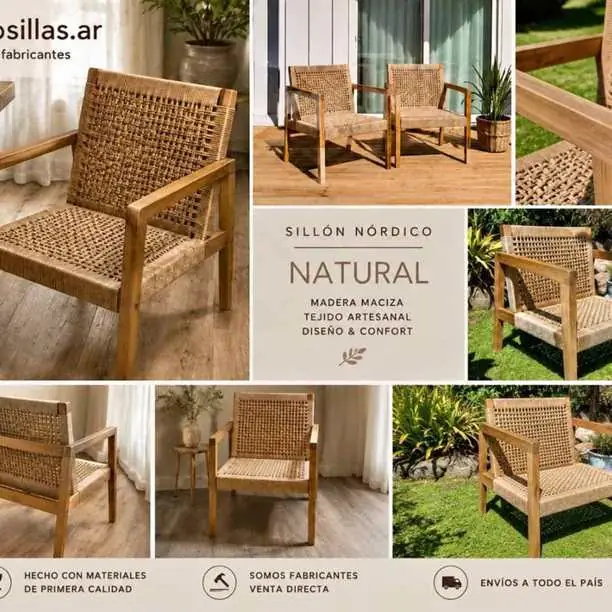 Sillón Nórdico $169.999 sillón nórdico – confort y diseño