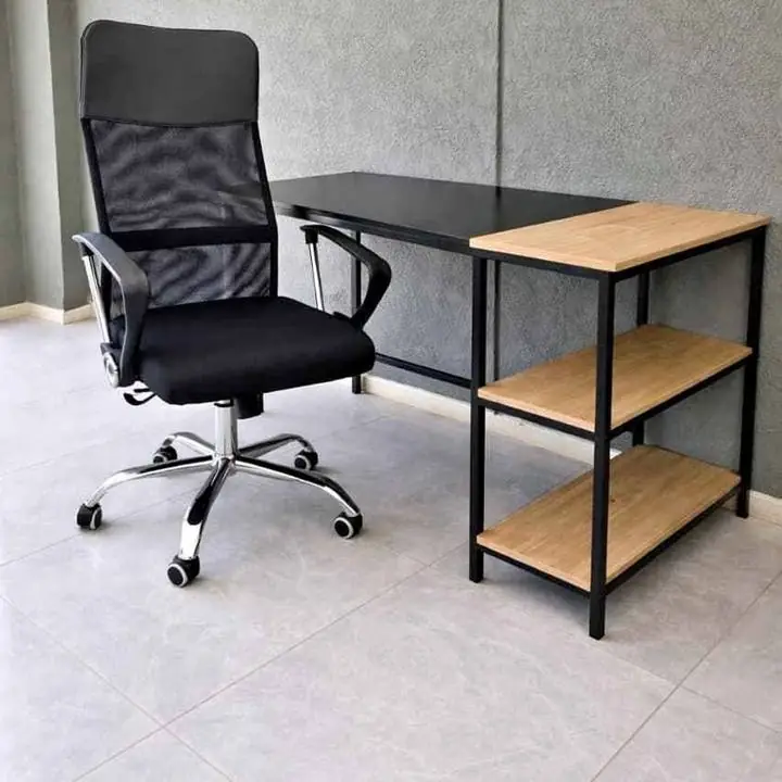 Set Oficina Completo: Mesa Escritorio + Silla Regulable – Ideal Home Office