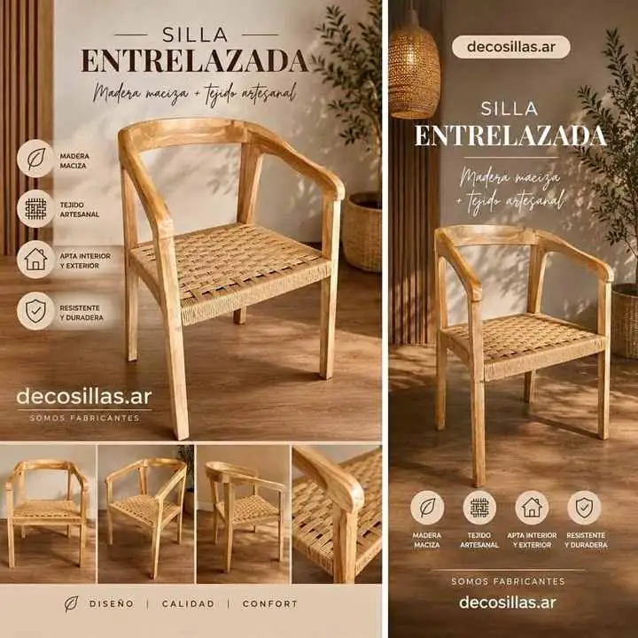 Silla Bali Entrelazada $124.999 silla bali entrelazada – diseño exclusivo