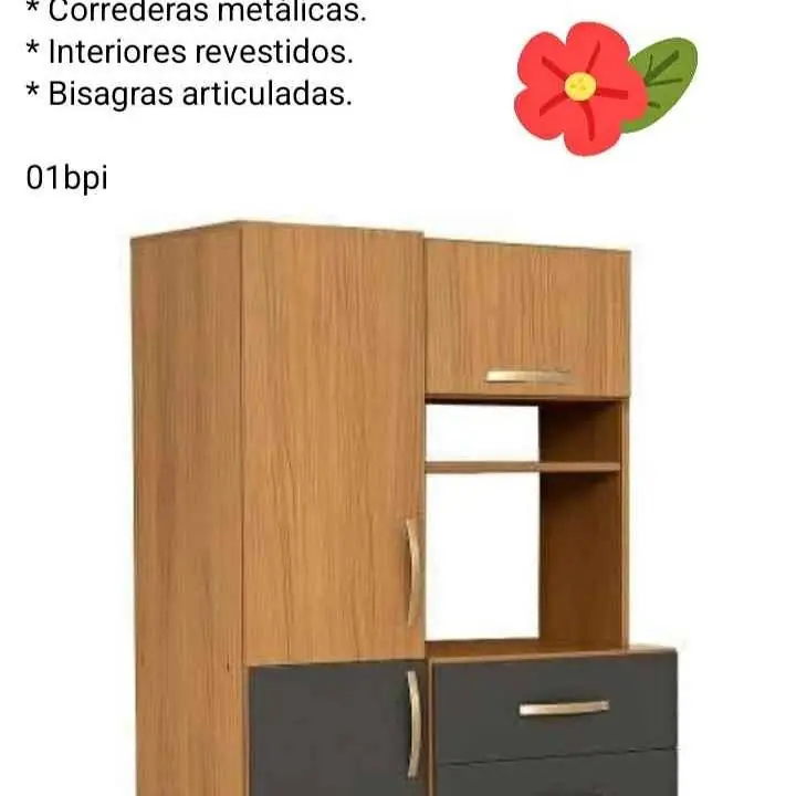 Mueble de cocina puertas 3 y 3 cajones
