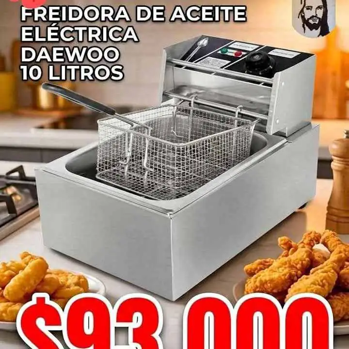 Freidora de aceite eléctrica Daewoo lts 10