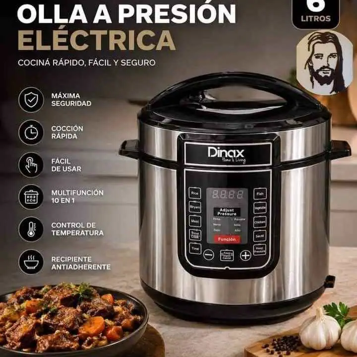 Olla a presion eléctrica Dinax