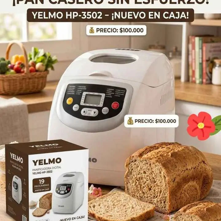 Maquina para hacer pan Yelmo