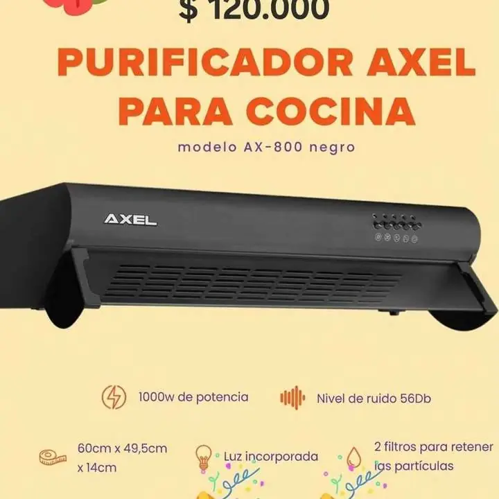 Purificador para cocina Axel