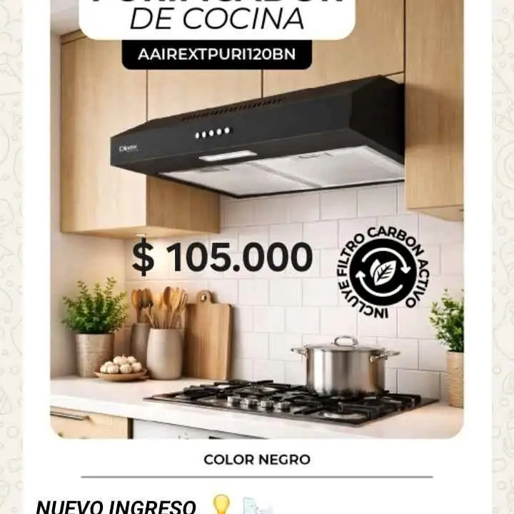 Extractor purificador de cocina Dinax