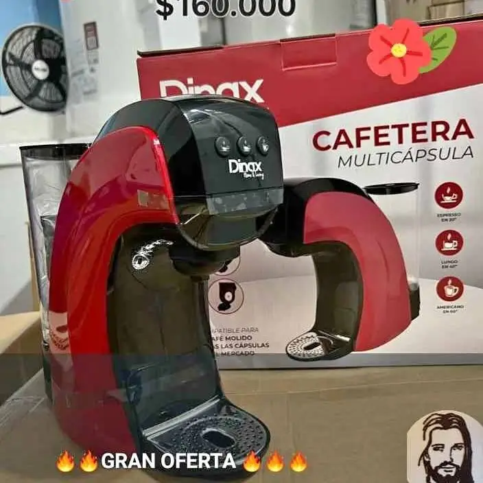 Cafetera Multicapsulas y cafe de filtro
