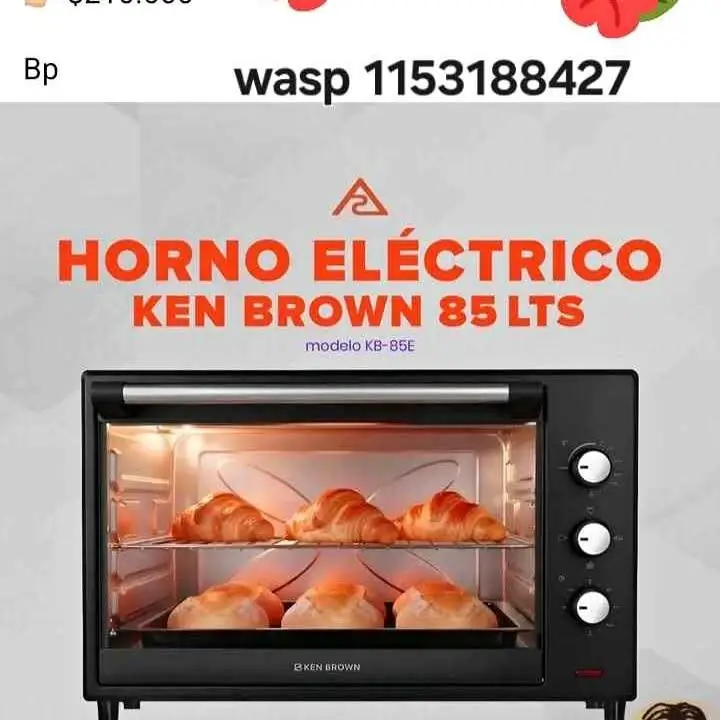 Horno electrico Ken Brown 85 litros