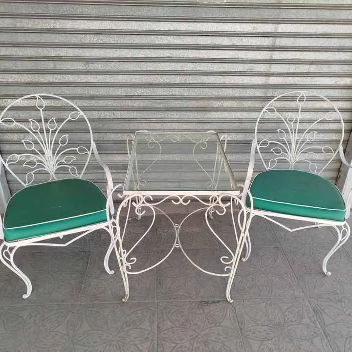 Juego de jardin antiguo