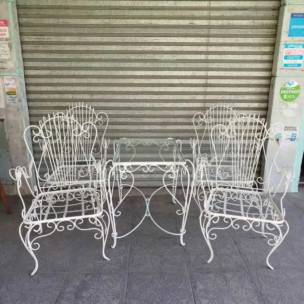 Juego de jardin antiguo