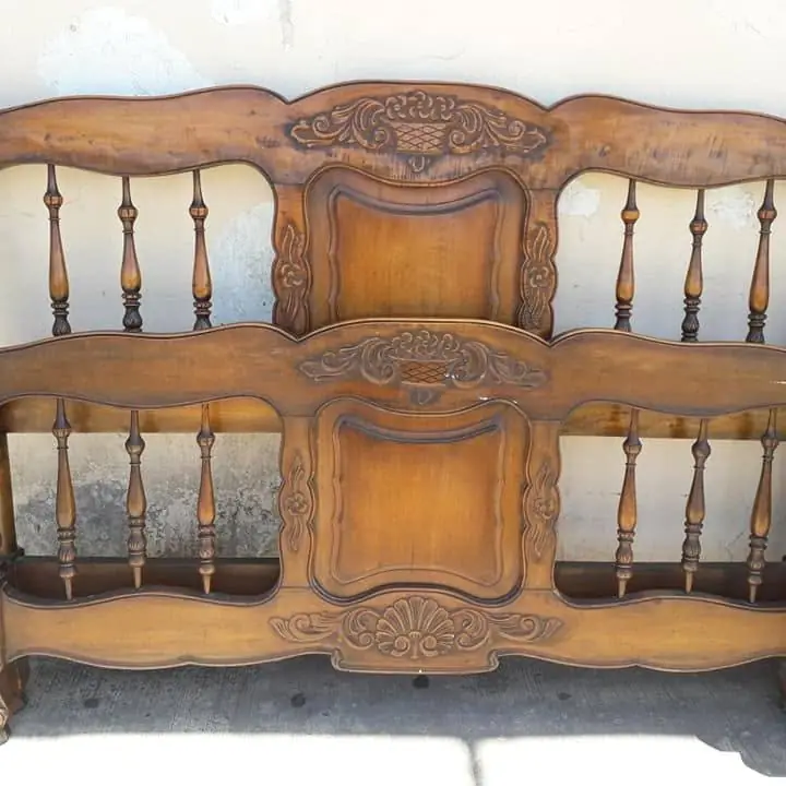 Cama provenzal de 2 plazas completa