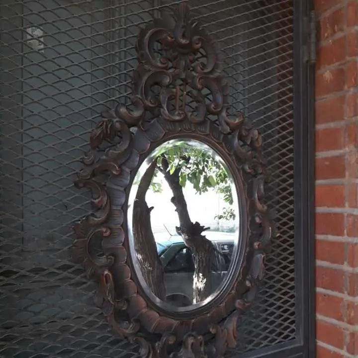 ANTIGUO espejo biselado
