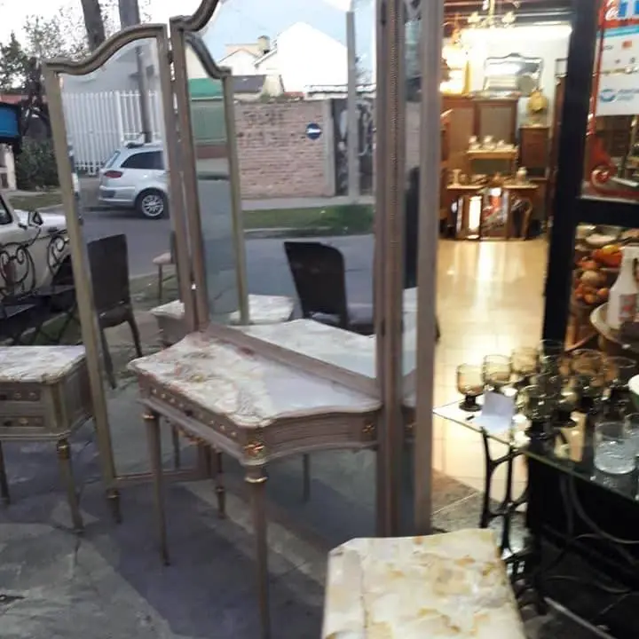 Tocador luis xvi marmol sano espejos biselados