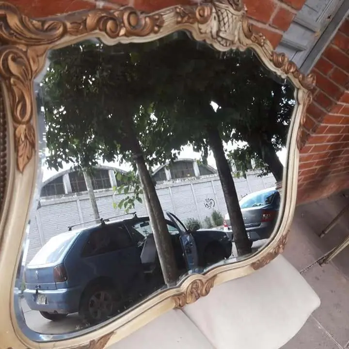 Antiguo Espejo francés biselado
