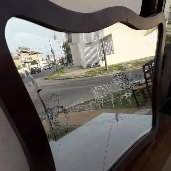 Antiguo espejo biselado