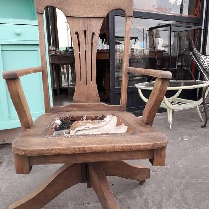 Sillon de escritorio en roble