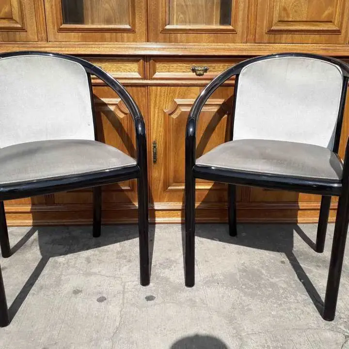Juego de sillones laqueados