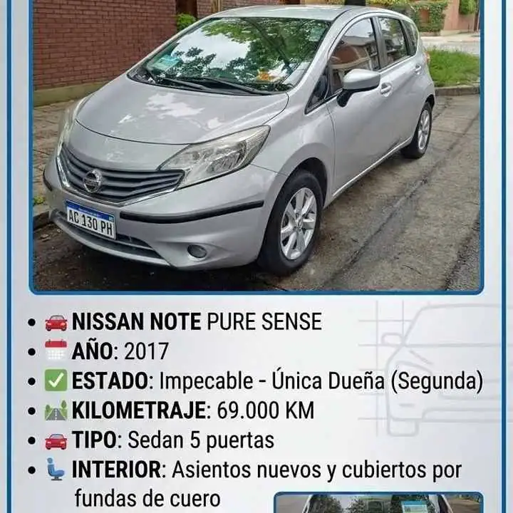 Vendo Nissaan Note
