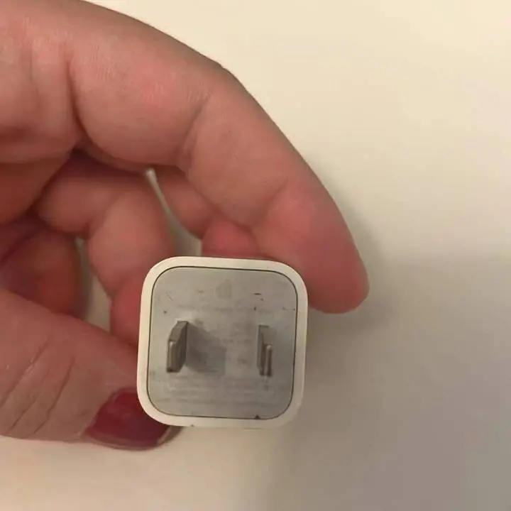 Enchufe usb adaptador Apple iPhone original usado excelente estado