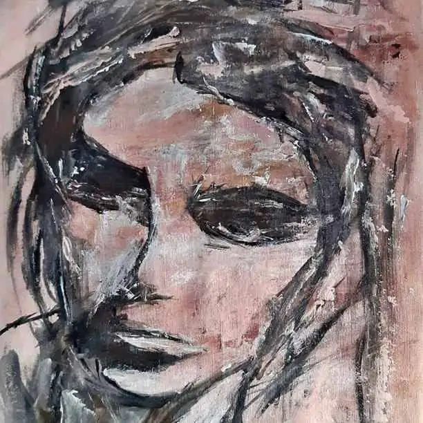 Obra de Arte, pieza unica, Acrílico sobre bastidor entelado. 32 x 24 Cm. Firmado por el artista