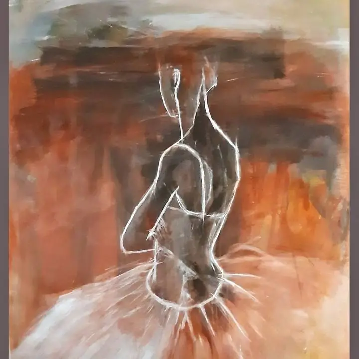 Obra de Arte original Acrílico sobre tela; 1 Metro x 130 Cm