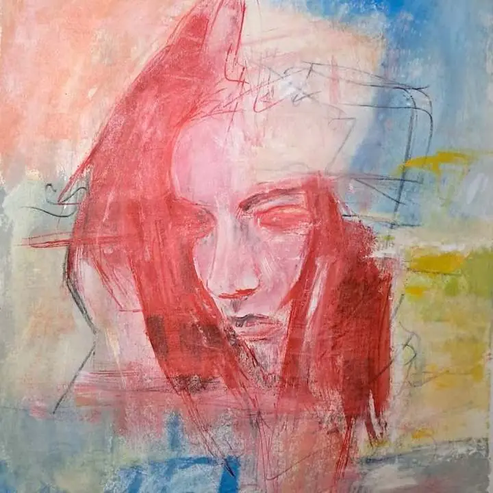 Obra de Arte Drozter s/bastidor pieza única acrilico s/tela tamaño 50x70 cm firmado por el artista