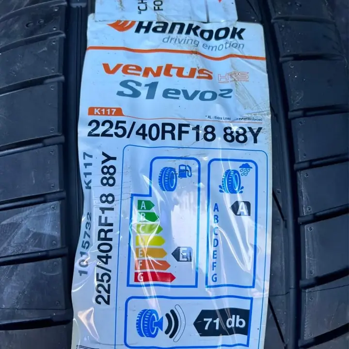 Neumático Hankook Ventus S1 Evo2 K117 225/40R18 88y RF (Run Flat) (Envíos a Domicilio)
