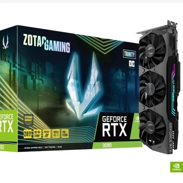 Placa Minado - ZOTAC ZT-A30900J-10P NVIDIA - GeForce RTX 3090 Graphic Card - 24 GB GDDR6X