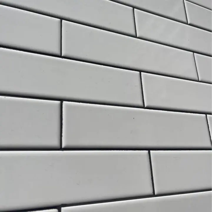 Azulejo Subway 5x21 Blanco Liso Brillante ¡Primera Calidad! (Envíos a Domicilio)