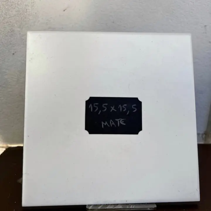 Azulejo 15.5x15.5 Blanco Liso Mate (Envíos a Domicilio)