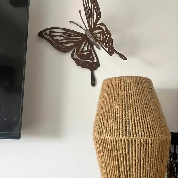 Lámpara de yute excelente estado