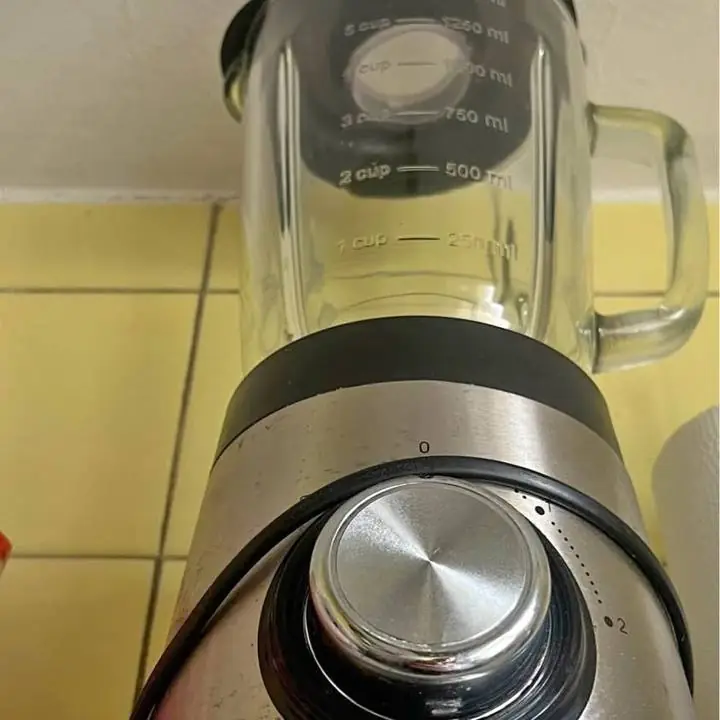 Batidora de vidrio