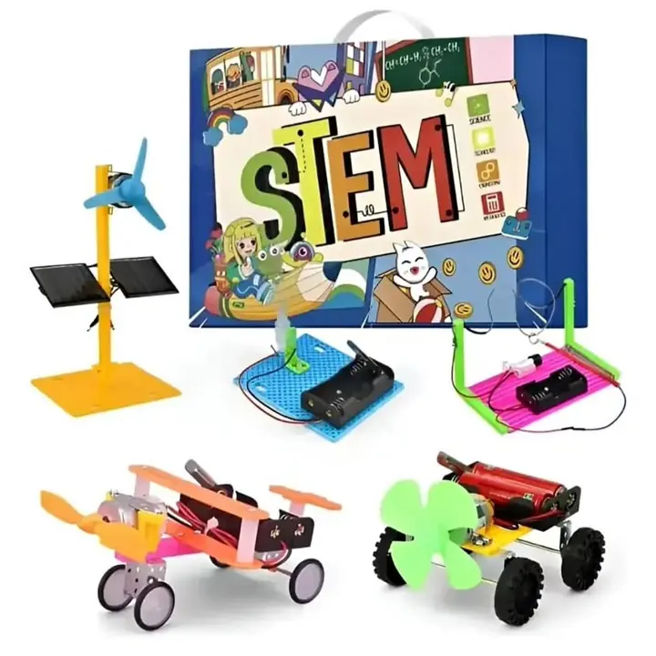 Kit Stem Robots Didacticos Diy 5 en 1 Eléctrico Educativo Inventados