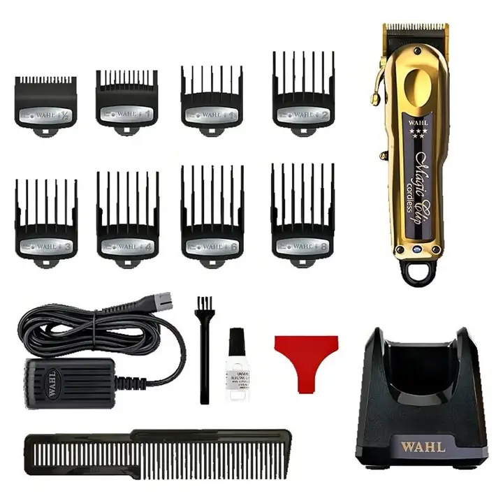 Máquina wahl magic clip gold professional 5 star series titanium stagger blade